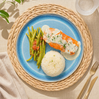 PAN-SEARED CREAMY SALMON