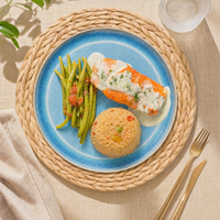 PAN-SEARED CREAMY SALMON