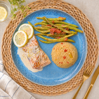 PAN-SEARED LEMON SALMON