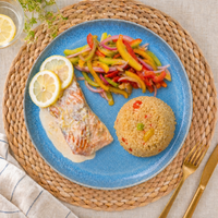 PAN-SEARED LEMON SALMON